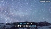 Fantástica chuva de meteoros registada na Montanhas Changbai