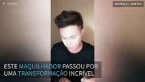 Maquilhador transforma-se na 'Mulher Maravilha'