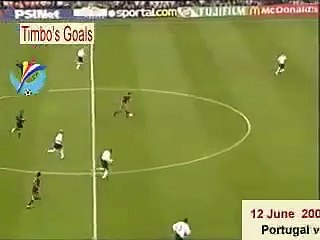 Golo de Figo à Inglaterra - Euro 2000