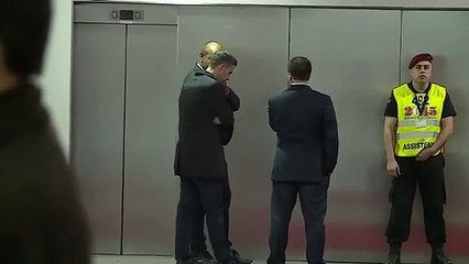 Pinto da Costa e Nuno cruzam-se no elevador