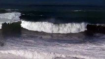 Nazaré volta a vencer a maior onda do mundo. Há imagens do momento