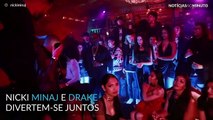 Nicki Minaj e Drake se divertem juntos