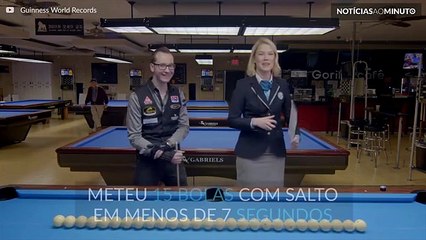 Este homem bateu dois recordes de snooker