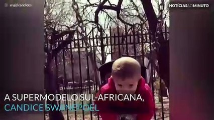 Supermodelo da Victoria's Secret partilha vídeo adorável do filho