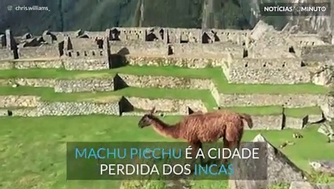 Machu Picchu, a "cidade perdida dos incas"