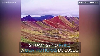 A Montanha Arco-Íris é real e existe no Peru