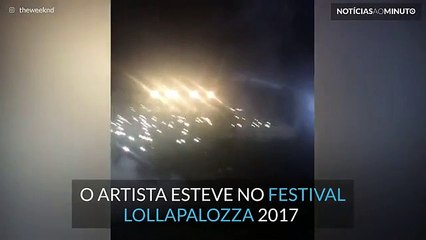 The Weeknd enloqueceu fãs no Lollapalooza 2017 do Chile