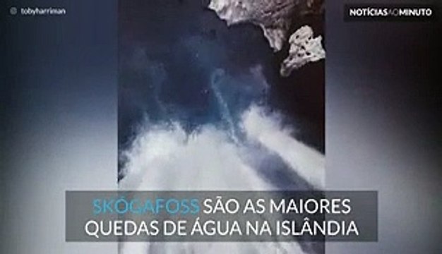 Skógafoss, as maiores quedas de água da mágica Islândia