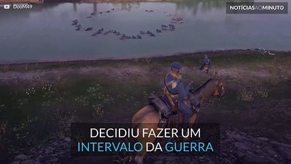 Natação sincronizada num videojogo sobre a 1ª Guerra Mundial