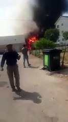 Aeronave despenha-se e explode em Tires