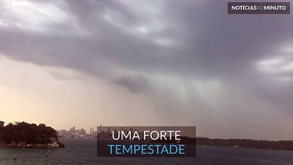 Em pleno verão, Sydney atingida por uma forte tempestade!
