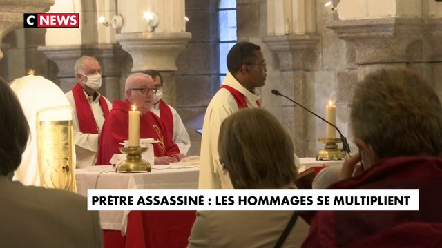 Prêtre assassiné : les hommages se multiplient