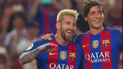 Truque de magia aos jogadores do Barcelona