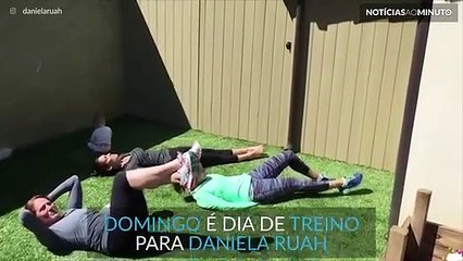 Domingo é dia de treino para Daniela Ruah