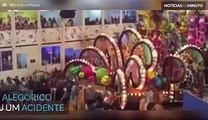 Carro alegórico esmaga pessoas no Carnaval do Rio de Janeiro