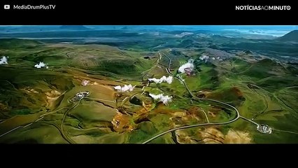 Islândia e Noruega com cenários de Game of Thrones vistos do ar