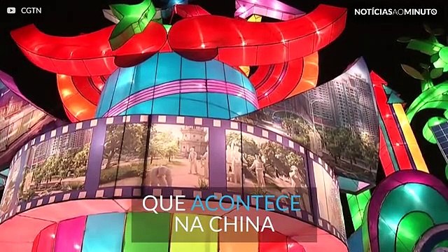 Festival de luzes atraí milhares de visitantes