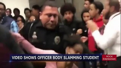 Polícia atira jovem de forma violenta ao chão durante desavença