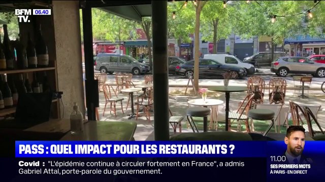 Extension du pass sanitaire: les clients ont-ils déserté les restaurants ?