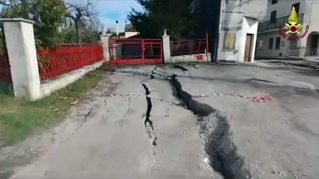 Deslizamento de terras em Ponzano