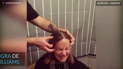 Robbie Williams e mulher Ayda fazem vídeo cómico com a mãe