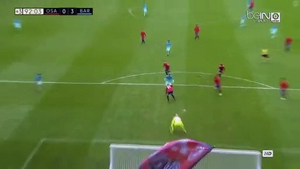 Messi fechou goleada do Barcelona com chave de ouro