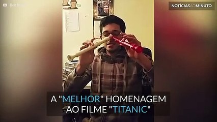 A "melhor" homenagem de sempre ao filme "Titanic"