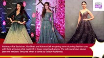 Aishwarya Rai Bachchan, Alia Bhatt and Katrina Kaif sparkling in sequinned gowns, see viral pictures
