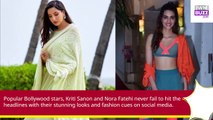 Mimi actress Kriti gives fit-inspirations, desi beauty Nora looks breath-taking in her salwar suit