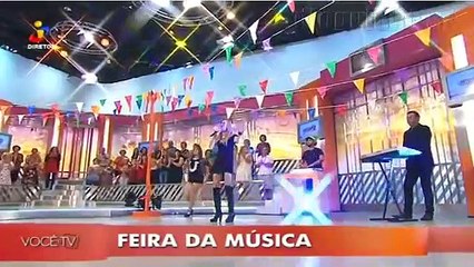 Maria Leal - ex de Tiago Ginga a cantar no Você na TV