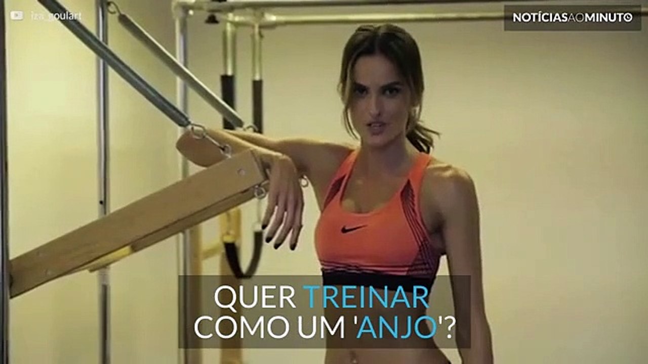 Anjo da Victoria's Secret partilha pré-treino antes do desfile