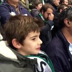 Filho de Pedro Lima vibra com o golo do Sporting