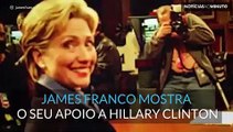 James Franco faz vídeo de apoio à campanha de Hillary Clinton