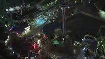 Resgatadas 21 pessoas presas a 40 metros de altura em parque de diversões