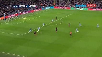 Golo de Messi ao Man. City