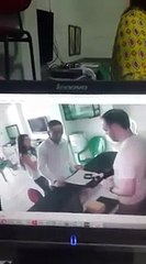 Momento em que emigrante português é assassinado durante assalto