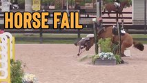 ''You First, Ma'am' - Horse Throws Off Rider Over the Hurdle | Try Not to Laugh'