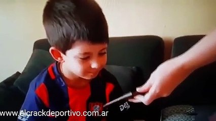 Mensagem de ex-Sporting deixa criança em lágrimas