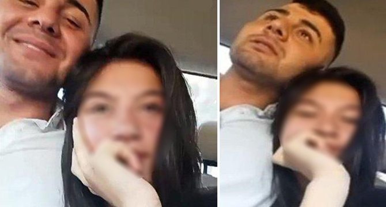 Cinayet zanlısı teslim olmaya giderken canlı yayın yaptı