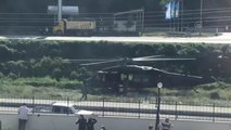 Son dakika haber | KASTAMONU - Sel bölgesindeki hastalar helikopterle İnebolu Devlet Hastanesi'ne nakledildi