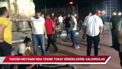 Download Video: Tekme tokat birbirlerine saldırdılar