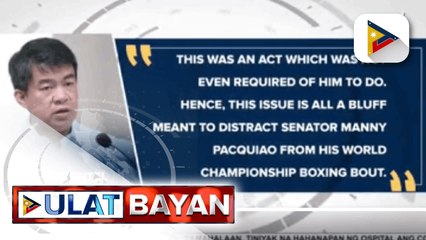 Sen. Pacquiao, posibleng mapatalsik nang tuluyan sa PDP-Laban dahil sa umano’y binuo niyang bagong partido sa 2022 Nat'l Elections