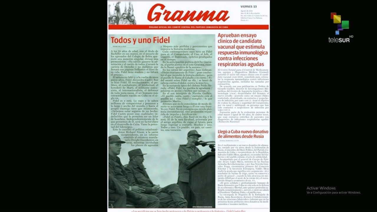 En Clave Mediática 13-08: Cuba celebra aniversario 95 de Fidel Castro