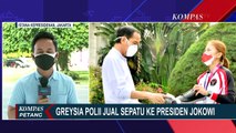 Momen Greysia Polii Jual Sepatu Produk UMKM Miliknya ke Presiden Jokowi