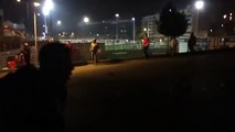 As imagens dos confrontos entre adeptos do Benfica e Dínamo Kiev