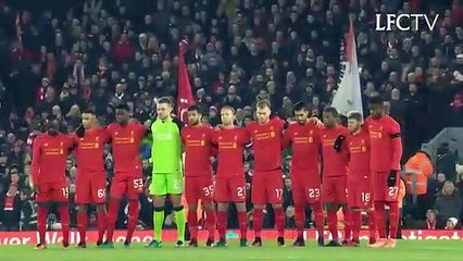Anfield faz um minuto de silêncio pelo Chapecoense
