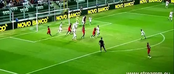 Assim marcou Nani o primeiro golo de Portugal após a conquista do Euro