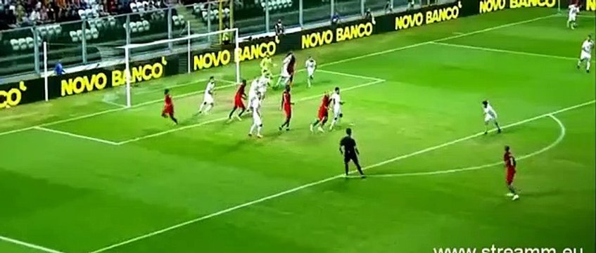 Assim marcou Nani o primeiro golo de Portugal após a conquista do Euro