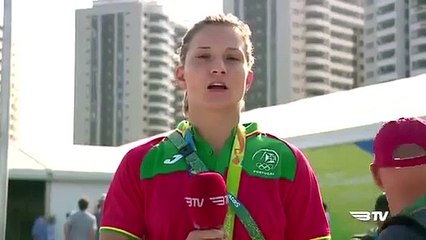 Telma Monteiro mensagem bombeiros portugueses