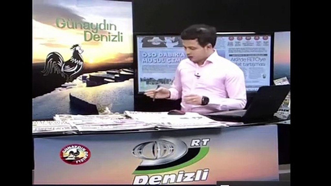 Gato invade emissão da TV turca